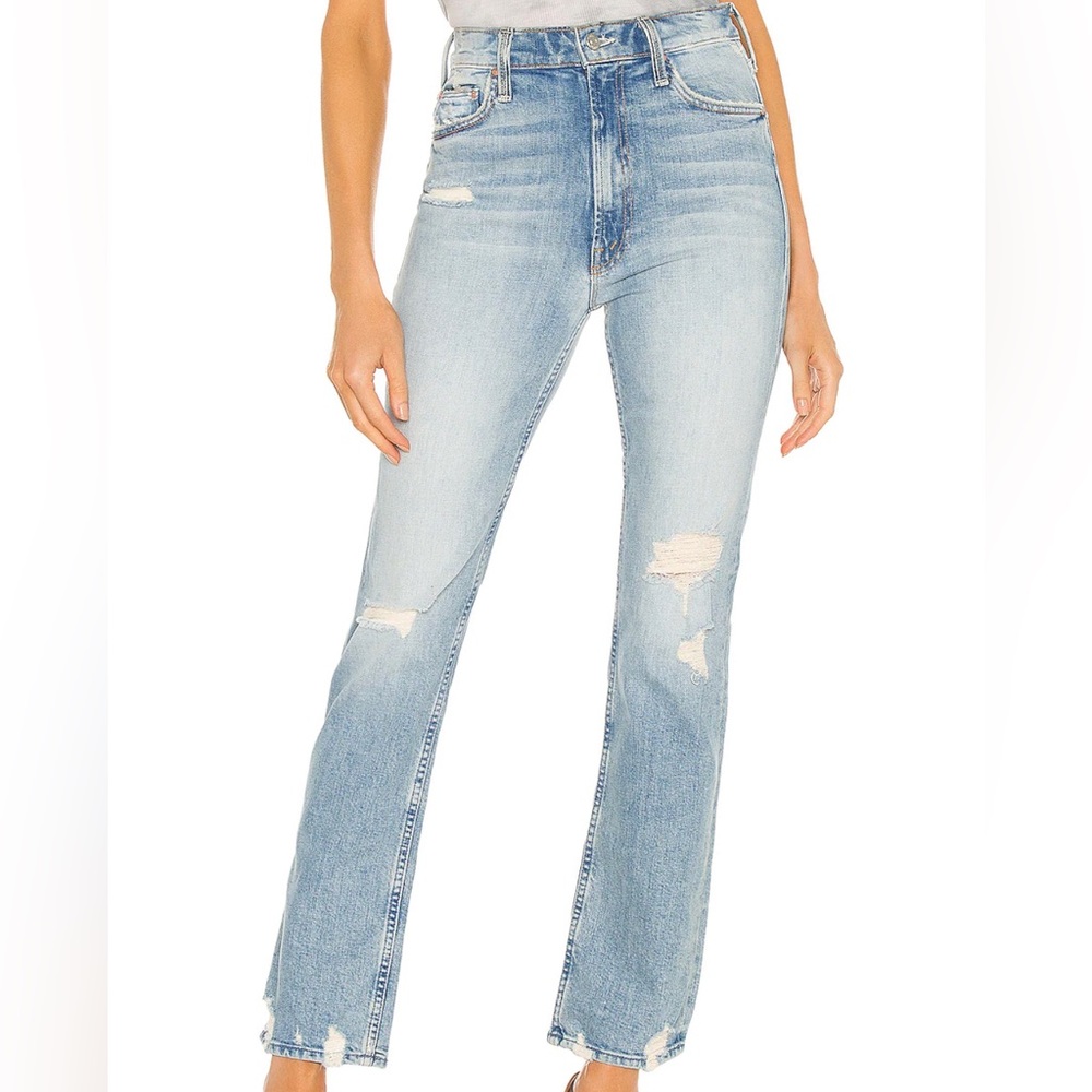 MOTHER High Waisted Rider Skimp in The Confession Size 27